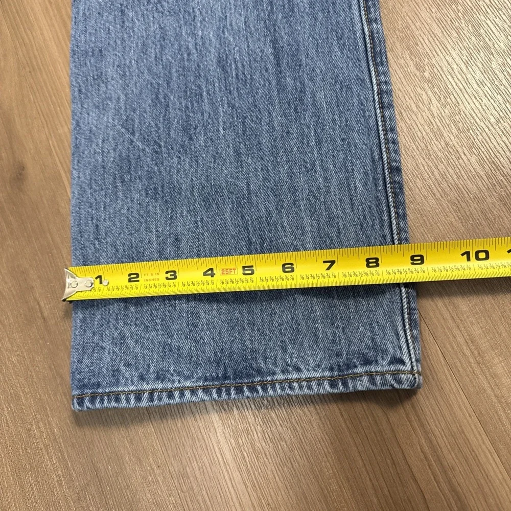 Levi Strauss 501 Jeans Mens 36x30 Button Fly Dark‎ Wash Denim
